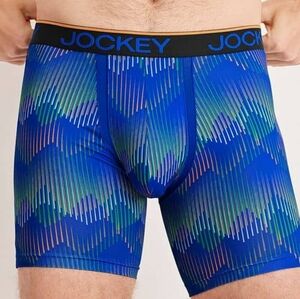 Jockey Men's Microfiber Chafe Proof Pouch Boxer Brief Underwear New Size Medium